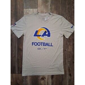 NEW! Men's Nike NFL OnField Apparel LA Rams Dri-Fit T-Shirt, Size Small